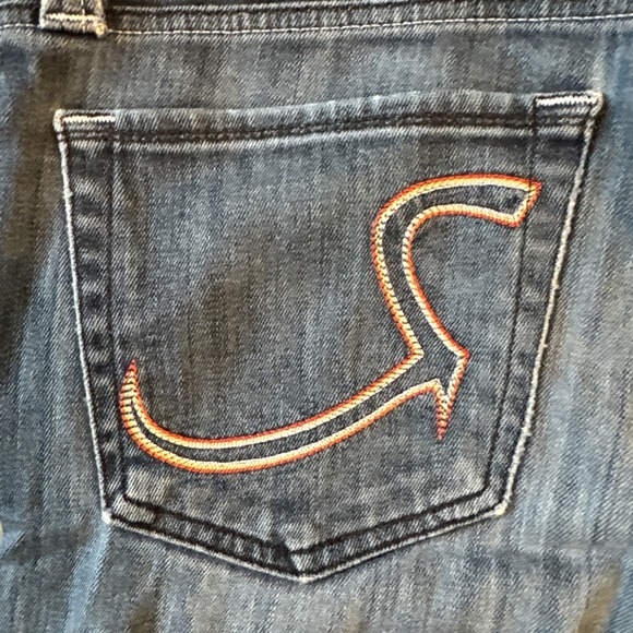 Vintage - Rock & Republic Jeans - Size 34x30 Button Down Distressed #721 - Picture 14 of 16